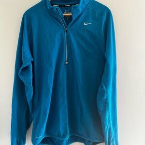 Nike Blue Long Sleeve Tee Athletic Style